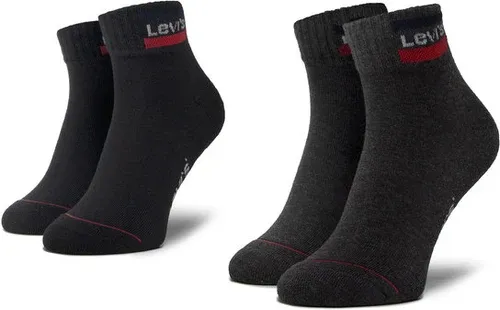 Súprava 2 párov kotníkových ponožiek unisex Levi's (18969228)