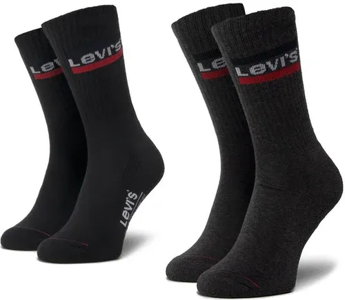 Súprava 2 párov vysokých ponožiek unisex Levi's (18969264)