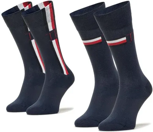 Súprava 2 párov vysokých ponožiek unisex Tommy Hilfiger (21301469)