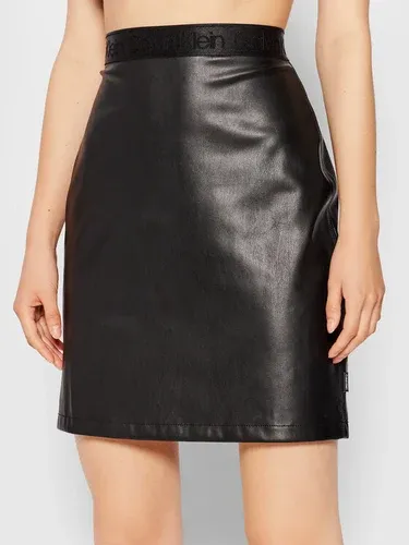 Sukňa z imitácie kože Calvin Klein (25793698)