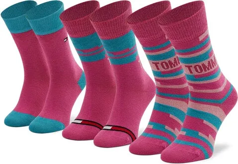 Súprava 3 párov vysokých detských ponožiek Tommy Hilfiger (29820068)