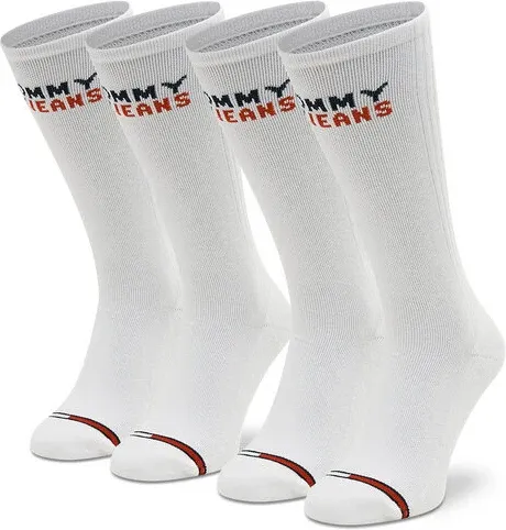 Súprava 2 párov vysokých ponožiek unisex Tommy Hilfiger (31394212)