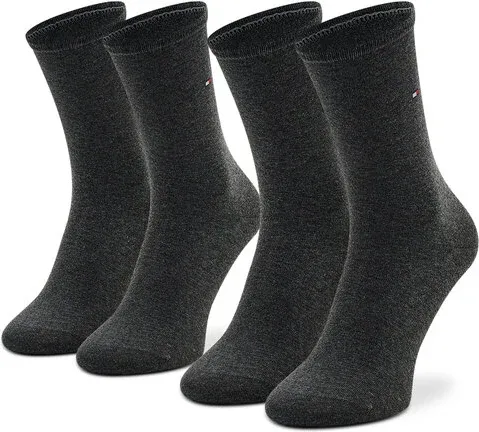Súprava 2 párov vysokých dámskych ponožiek Tommy Hilfiger (31400899)