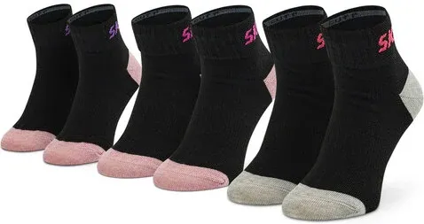 Súprava 3 párov kotníkových ponožiek unisex Skechers (31968710)