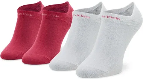 Súprava 2 párov krátkych ponožiek dámskych Calvin Klein (31968113)