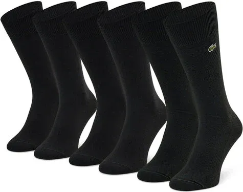 Súprava 3 párov vysokých ponožiek unisex Lacoste (32056129)