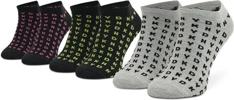 Súprava 3 párov členkových dámskych ponožiek DKNY (32880187)