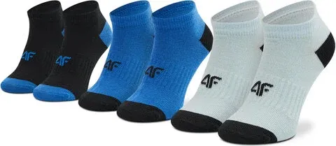 Súprava 3 párov členkových dámskych ponožiek 4F (32887014)