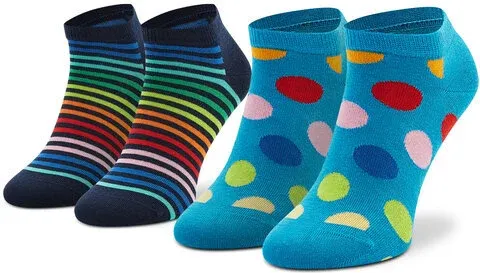 Súprava 2 párov kotníkových ponožiek unisex Happy Socks (36689381)