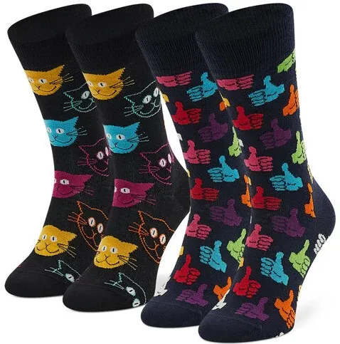 Súprava 2 párov vysokých ponožiek unisex Happy Socks (36689696)