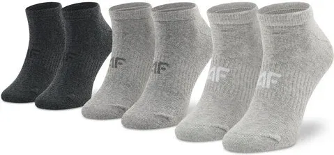Súprava 3 párov kotníkových ponožiek unisex 4F (35809135)