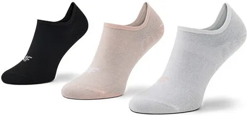 Súprava 3 párov členkových dámskych ponožiek 4F (36150111)