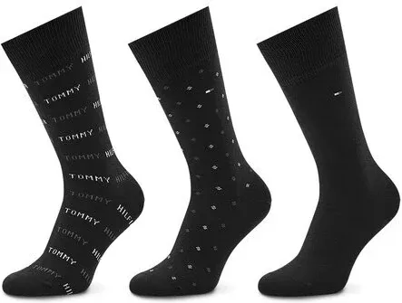 Súprava 3 párov vysokých pánskych ponožiek Tommy Hilfiger (36259475)
