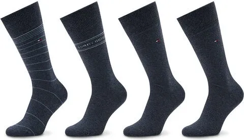 Súprava 4 párov vysokých pánskych ponožiek Tommy Hilfiger (36259478)