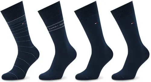 Súprava 4 párov vysokých pánskych ponožiek Tommy Hilfiger (36259405)