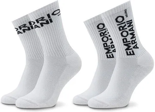 Súprava 2 párov vysokých pánskych ponožiek Emporio Armani (36284990)