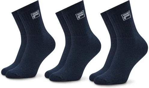 Súprava 3 párov vysokých ponožiek unisex Fila (36523189)