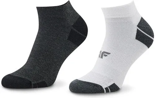 Súprava 2 párov vysokých ponožiek unisex 4F (36601543)