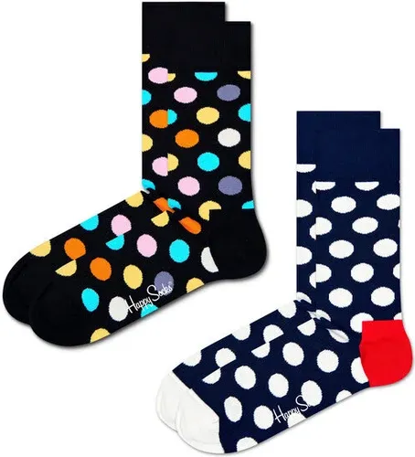 Súprava 2 párov vysokých ponožiek unisex Happy Socks (37061585)