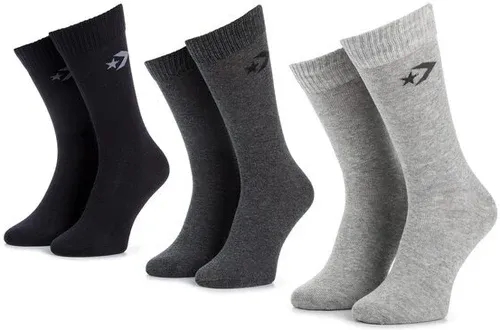 Súprava 3 párov vysokých ponožiek unisex Converse (37067127)