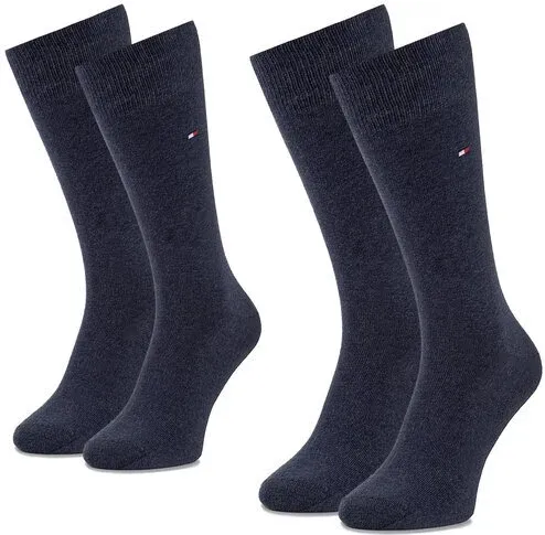 Súprava 2 párov vysokých pánskych ponožiek Tommy Hilfiger (26474785)